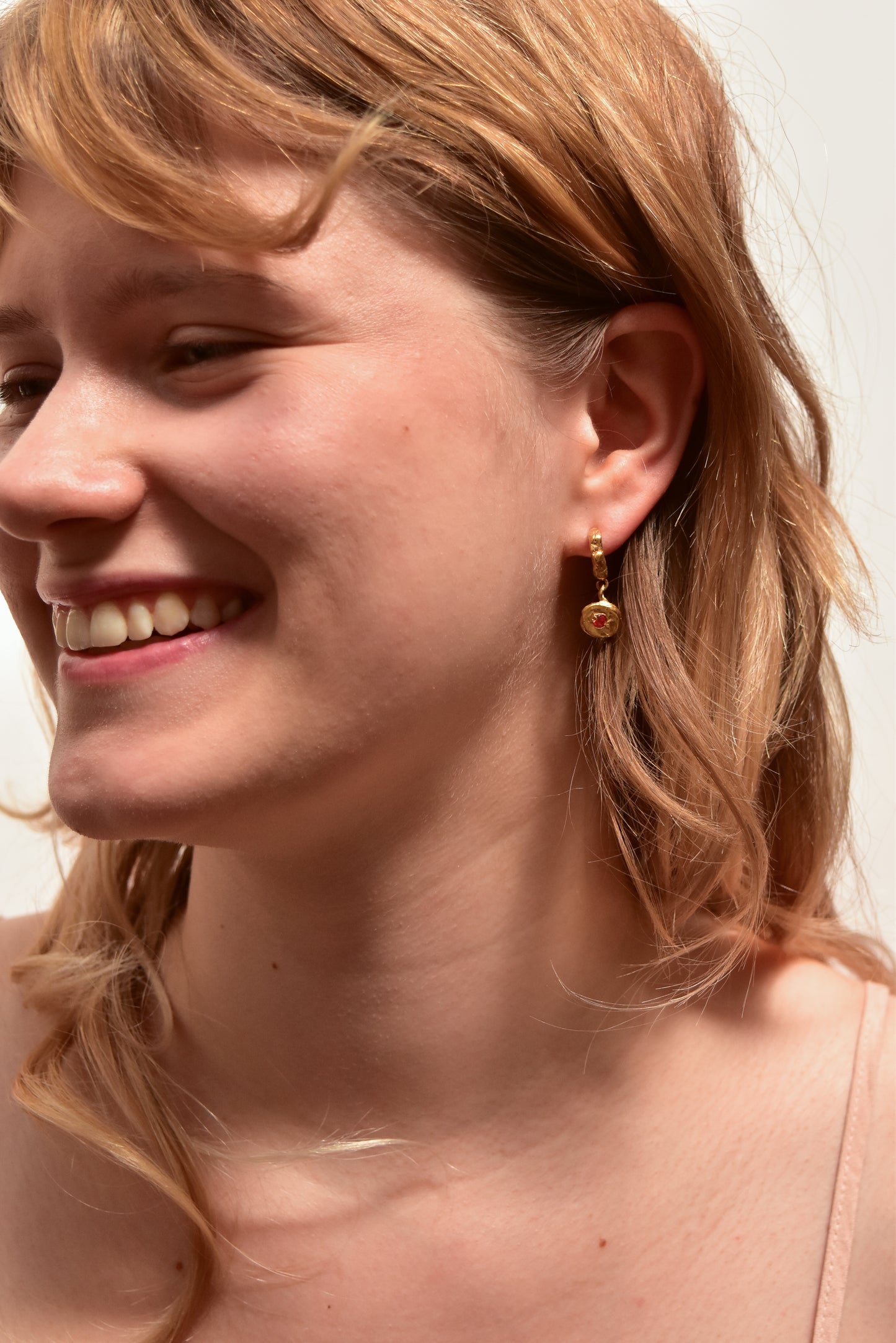 simplicity - organic hoop earring