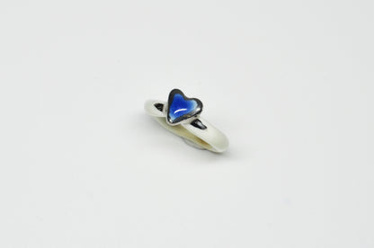 love - porcelain ring