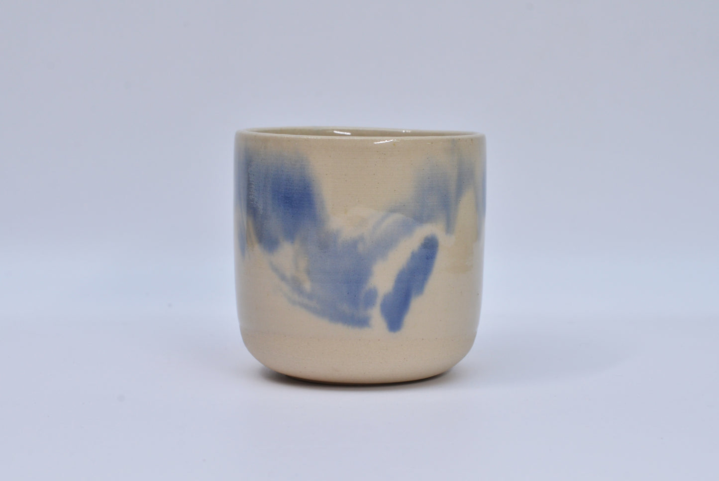 FLAT WHITE wheel-thrown ceramic cup 3/4