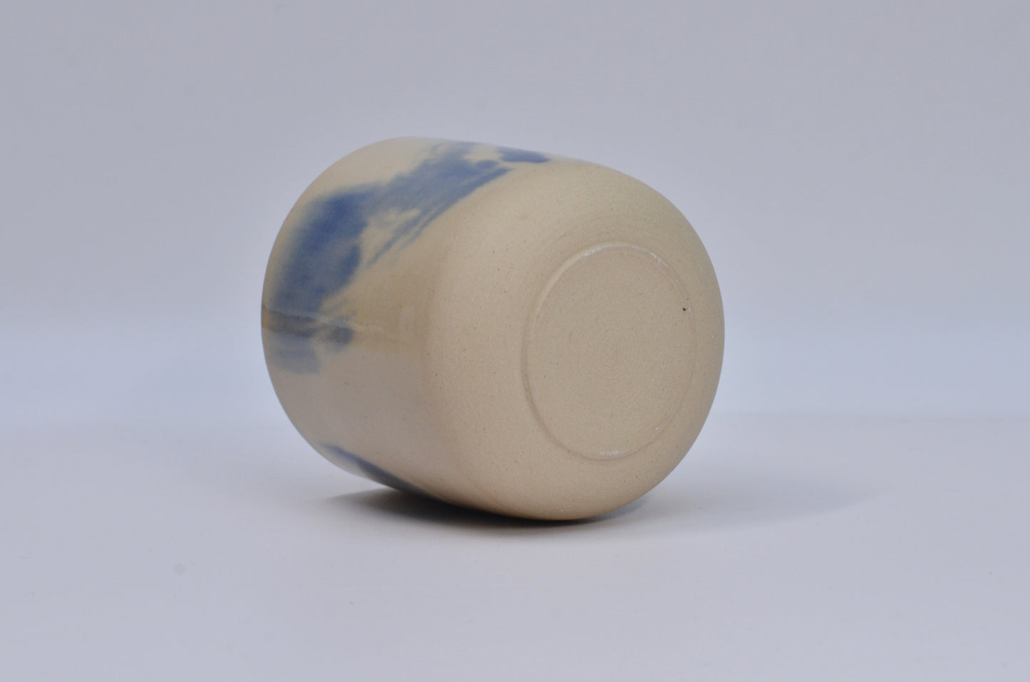 FLAT WHITE wheel-thrown ceramic cup 3/4