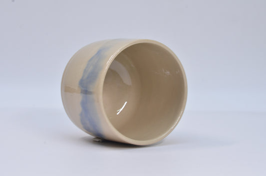 FLAT WHITE wheel-thrown ceramic cup 4/4