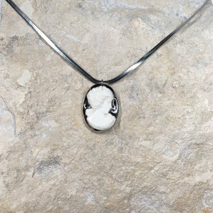 Cameo necklace