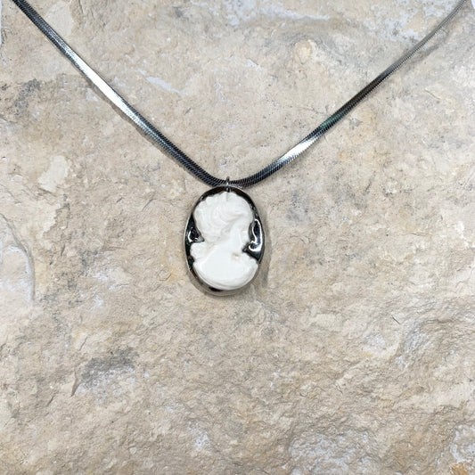 Cameo necklace