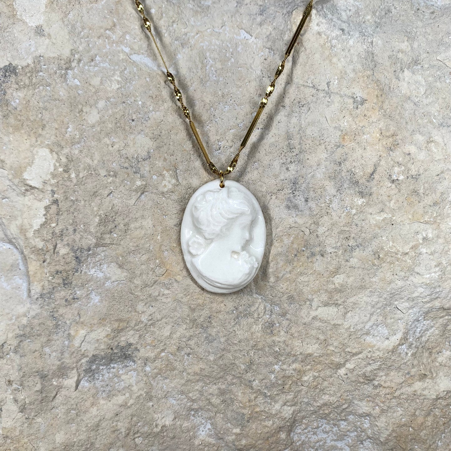 Cameo necklace