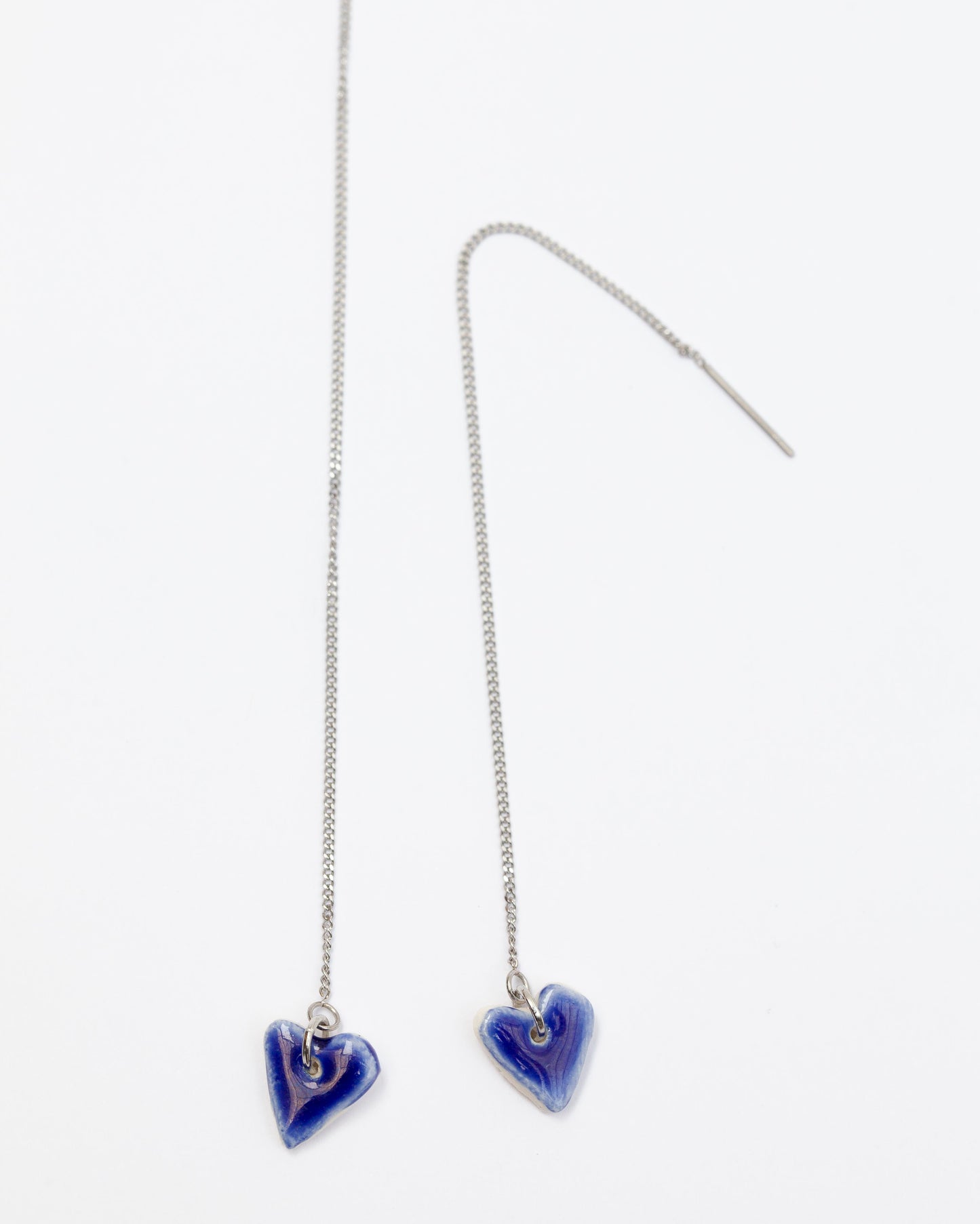 love - porcelain earrings