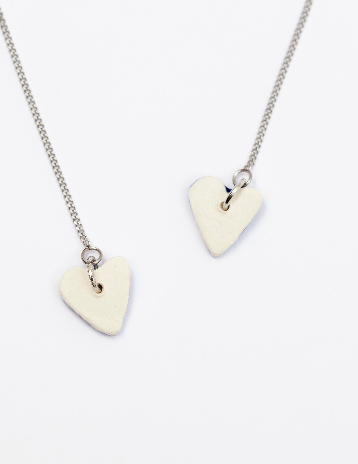 love - porcelain earrings