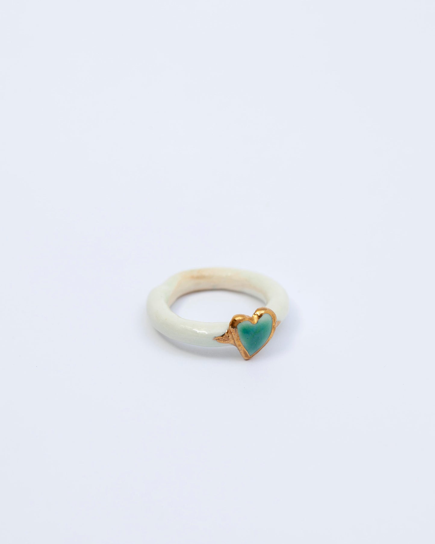 love - porcelain ring