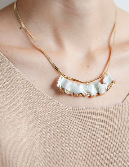 resilience porcelain necklace