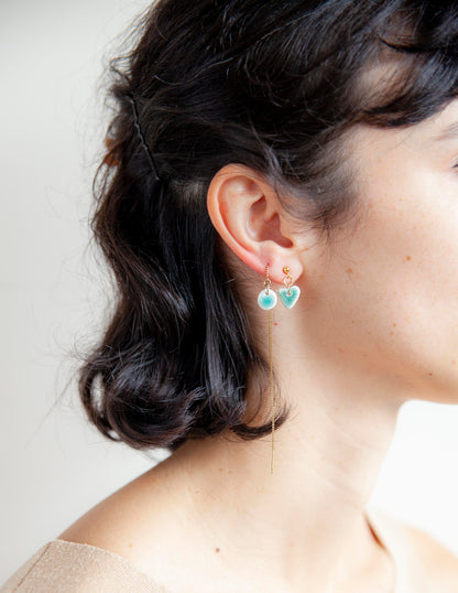 simplicity - porcelain earrings